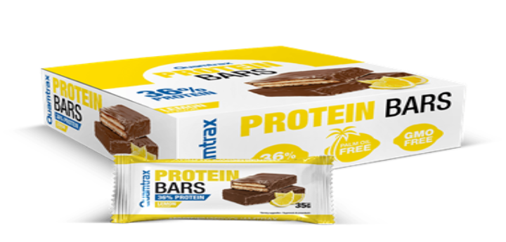 Protein Bars Limón, Chocolate o Yogurt 35 gr x 32 uds